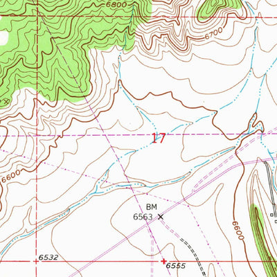 United States Geological Survey Grants, NM (1957, 24000-Scale) digital map