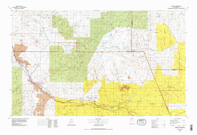United States Geological Survey Grants, NM (1978, 100000-Scale) digital map