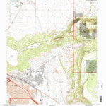 United States Geological Survey Grants, NM (1995, 24000-Scale) digital map