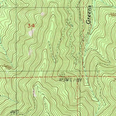 United States Geological Survey Grants Pass, OR (1986, 24000-Scale) digital map