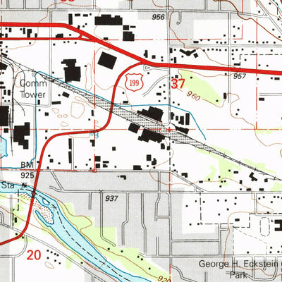 United States Geological Survey Grants Pass, OR (1996, 24000-Scale) digital map