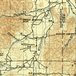 United States Geological Survey Grants Pass, OR-CA (1908, 125000-Scale) digital map