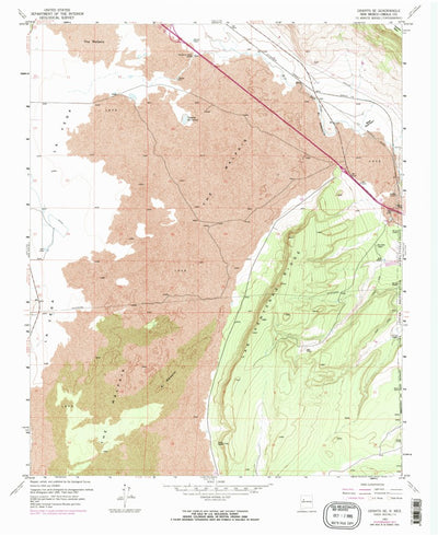 United States Geological Survey Grants SE, NM (1957, 24000-Scale) digital map
