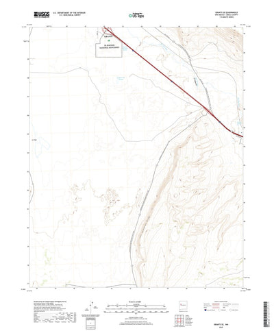 United States Geological Survey Grants SE, NM (2020, 24000-Scale) digital map