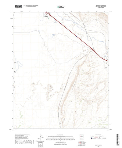 United States Geological Survey Grants SE, NM (2023, 24000-Scale) digital map
