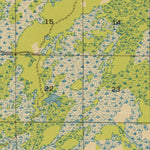 United States Geological Survey Grantsburg, WI-MN (1950, 48000-Scale) digital map