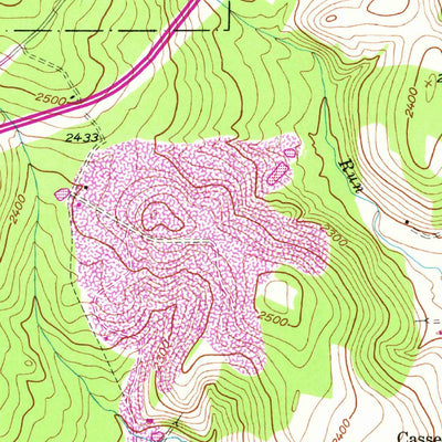 United States Geological Survey Grantsville, MD-PA (1946, 24000-Scale) digital map