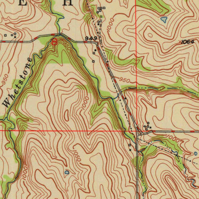 United States Geological Survey Grantville, KS (1951, 24000-Scale) digital map