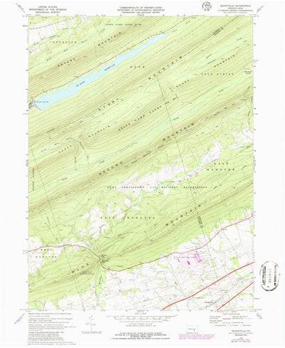 United States Geological Survey Grantville, PA (1969, 24000-Scale) digital map