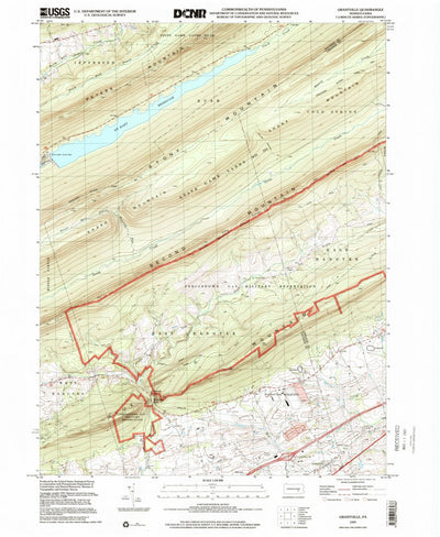 United States Geological Survey Grantville, PA (1999, 24000-Scale) digital map