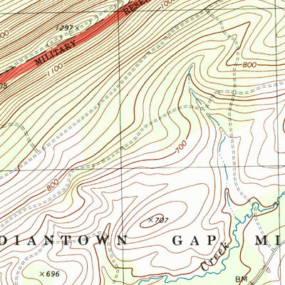 United States Geological Survey Grantville, PA (1999, 24000-Scale) digital map
