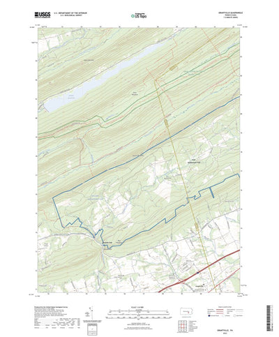 United States Geological Survey Grantville, PA (2023, 24000-Scale) digital map