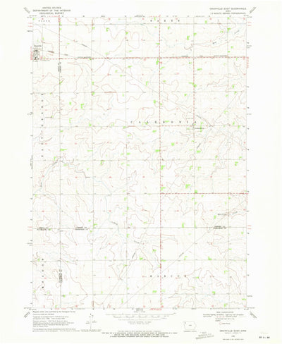 United States Geological Survey Granville East, IA (1969, 24000-Scale) digital map