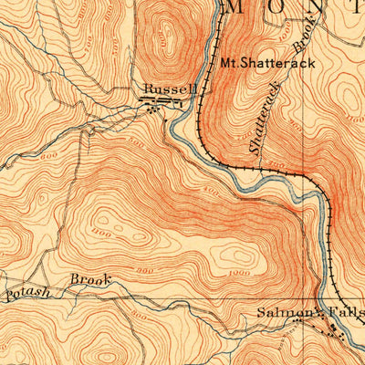 United States Geological Survey Granville, MA-CT (1889, 62500-Scale) digital map