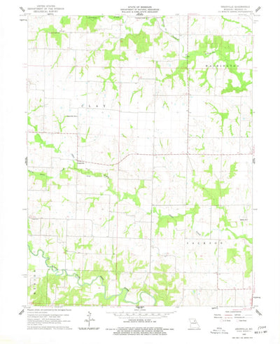 United States Geological Survey Granville, MO (1960, 24000-Scale) digital map