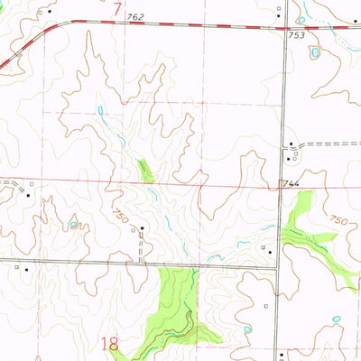 United States Geological Survey Granville, MO (1960, 24000-Scale) digital map