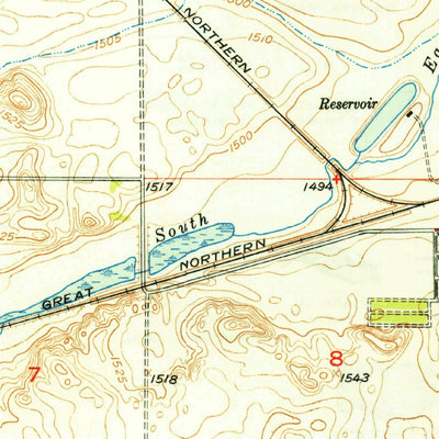 United States Geological Survey Granville, ND (1949, 24000-Scale) digital map