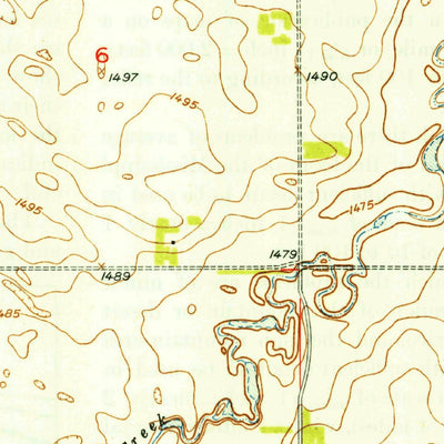 United States Geological Survey Granville NW, ND (1949, 24000-Scale) digital map