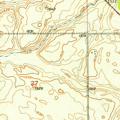 United States Geological Survey Granville SW, ND (1949, 24000-Scale) digital map