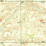 United States Geological Survey Granville SW, ND (1949, 24000-Scale) digital map