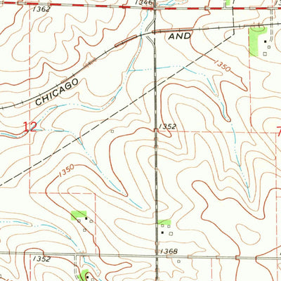 United States Geological Survey Granville West, IA (1969, 24000-Scale) digital map
