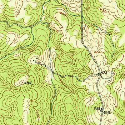 United States Geological Survey Grapeland, TX (1951, 24000-Scale) digital map