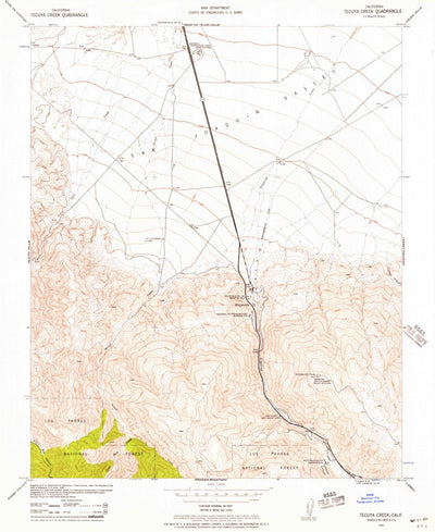 United States Geological Survey Grapevine, CA (1942, 24000-Scale) digital map