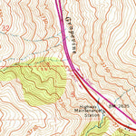 United States Geological Survey Grapevine, CA (1958, 24000-Scale) digital map