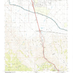 United States Geological Survey Grapevine, CA (1991, 24000-Scale) digital map