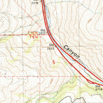 United States Geological Survey Grapevine, CA (1991, 24000-Scale) digital map