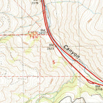 United States Geological Survey Grapevine, CA (1991, 24000-Scale) digital map