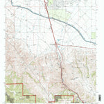 United States Geological Survey Grapevine, CA (1995, 24000-Scale) digital map