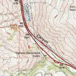 United States Geological Survey Grapevine, CA (1995, 24000-Scale) digital map
