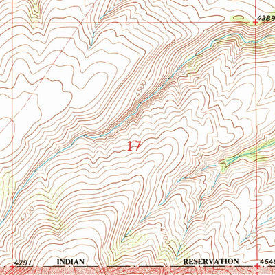 United States Geological Survey Grapevine Dome, MT (1964, 24000-Scale) digital map