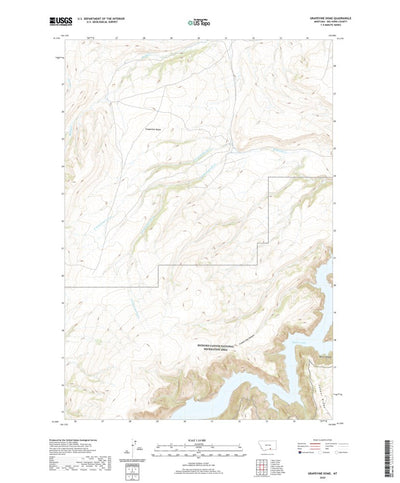 United States Geological Survey Grapevine Dome, MT (2020, 24000-Scale) digital map