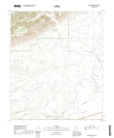 United States Geological Survey Grapevine Draw, NM (2023, 24000-Scale) digital map