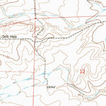 United States Geological Survey Grapevine Draw, NM-TX (1978, 24000-Scale) digital map