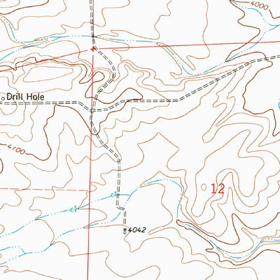 United States Geological Survey Grapevine Draw, NM-TX (1978, 24000-Scale) digital map