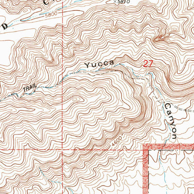 United States Geological Survey Grapevine Draw, NM-TX (1978, 24000-Scale) digital map