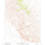 United States Geological Survey Grapevine Peak, NV-CA (1957, 62500-Scale) digital map