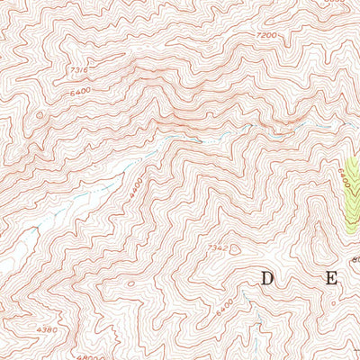 United States Geological Survey Grapevine Peak, NV-CA (1957, 62500-Scale) digital map