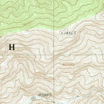 United States Geological Survey Grapevine Peak, NV-CA (1988, 24000-Scale) digital map