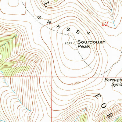 United States Geological Survey Graphite Mountain, MT (1965, 24000-Scale) digital map