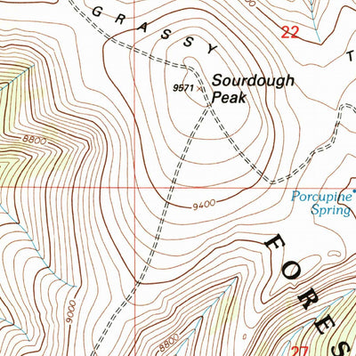 United States Geological Survey Graphite Mountain, MT (1997, 24000-Scale) digital map