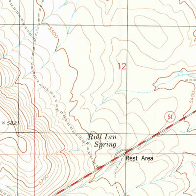 United States Geological Survey Grasmere Reservoir, ID (1979, 24000-Scale) digital map