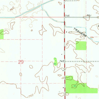 United States Geological Survey Grass Creek, IN (1960, 24000-Scale) digital map