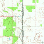 United States Geological Survey Grass Creek, IN (1960, 24000-Scale) digital map