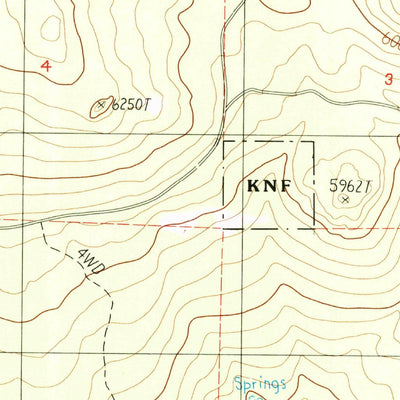 United States Geological Survey Grass Lake, CA (1986, 24000-Scale) digital map