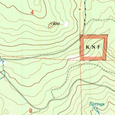 United States Geological Survey Grass Lake, CA (2001, 24000-Scale) digital map