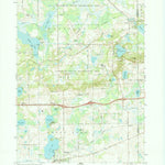 United States Geological Survey Grass Lake, MI (1973, 24000-Scale) digital map
